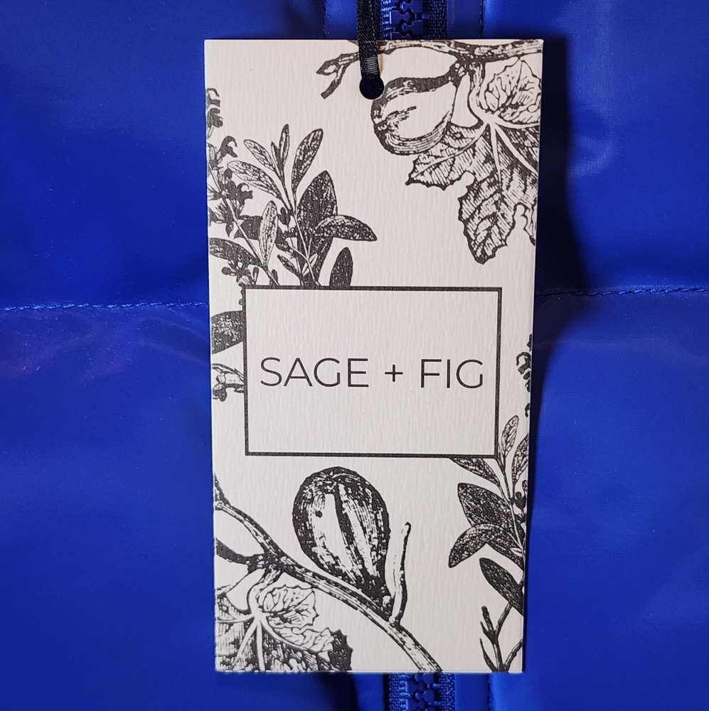 Sage & Fig Cobalt Blue Puffer Vest - Picture 6 of 10